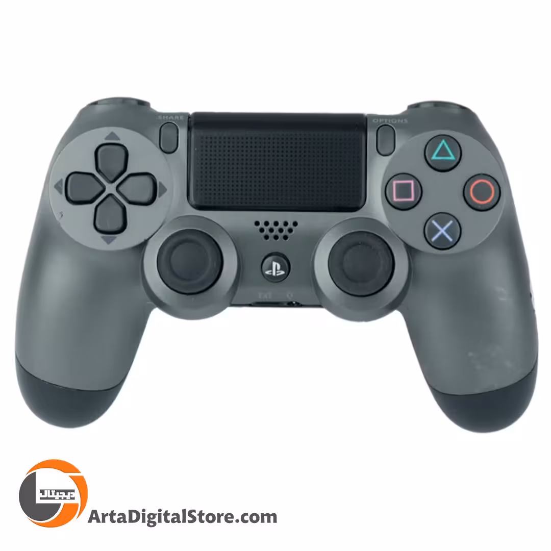 دسته بازی بی سیم PS4 Joystick High Copy Gray