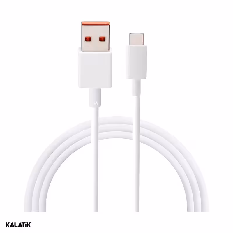 کابل تبدیل USB-A به USB-C شیائومی سرکارتنی مدل 4A به طول 1 متر-شارسل
