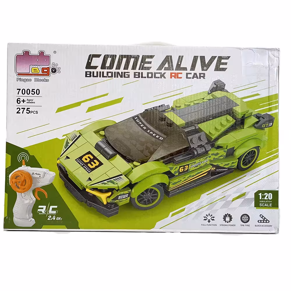 لگو ماشین لامبورگینی سبز کنترلی 275 قطعه مقیاس 1/20 کد NO.70050