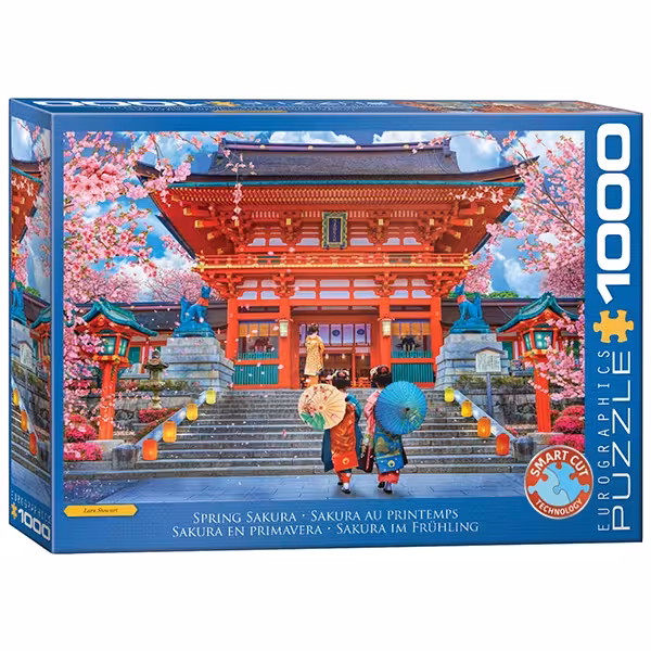 پازل 1000 تکه یوروگرافیکس Eurographics طرح بهار ساکورا