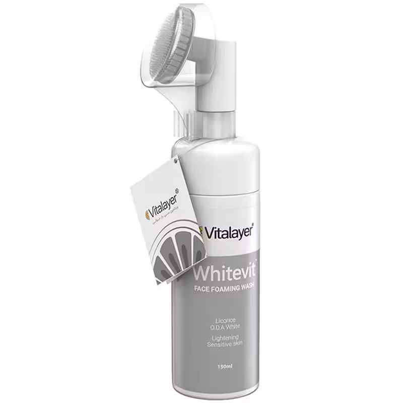 ویتالایر-فوم شستشو پوست لک دار وایت ویت