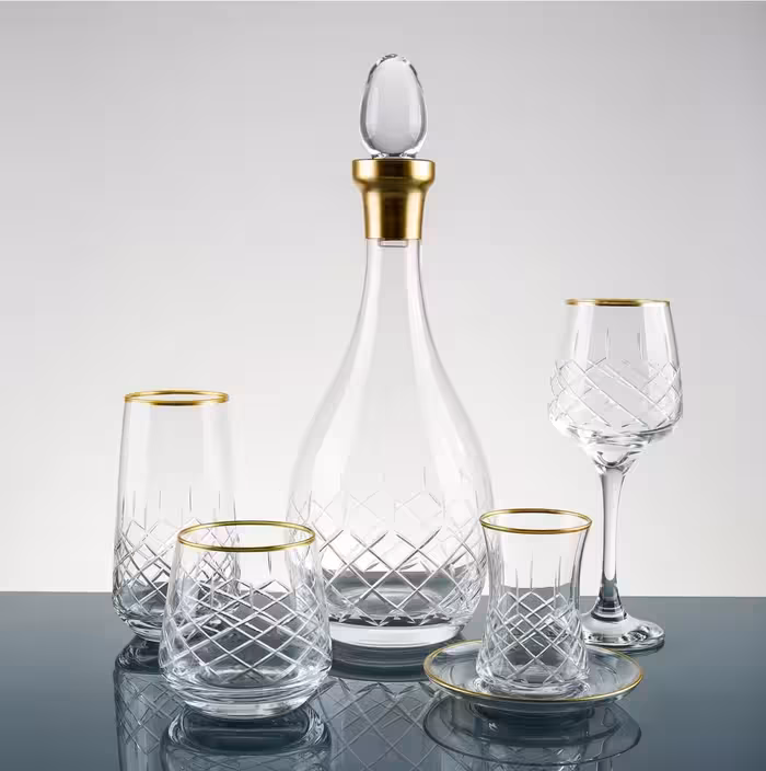 سرویس پارچ و لیوان آب خوری 12 نفره 61 پارچه Decores Home ترکیه