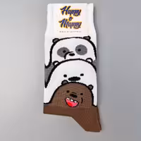 جوراب ساقدار هپی مپی طرح خرس های کله پوک