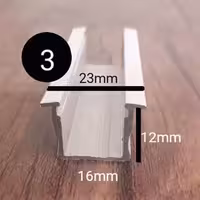 لاینر نوری توکار 1.6 سانتی متری کد 3