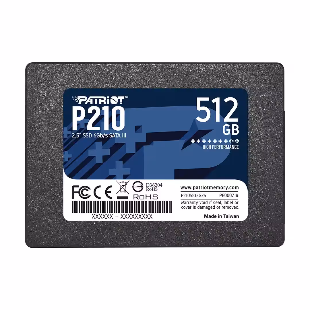 قیمت و خرید حافظه SSD اینترنال پاتریوت مدل P210 ظرفیت 512 گیگابایت