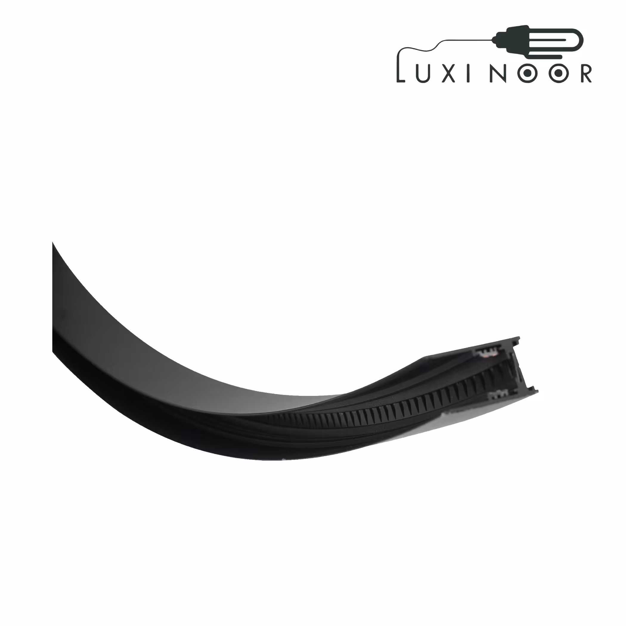 ریل منحنی روکار 150 سانت آقای نور مدل MR100-150c