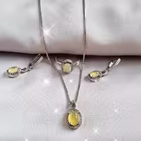 نیم ست نقره زنانه تایلندی 234