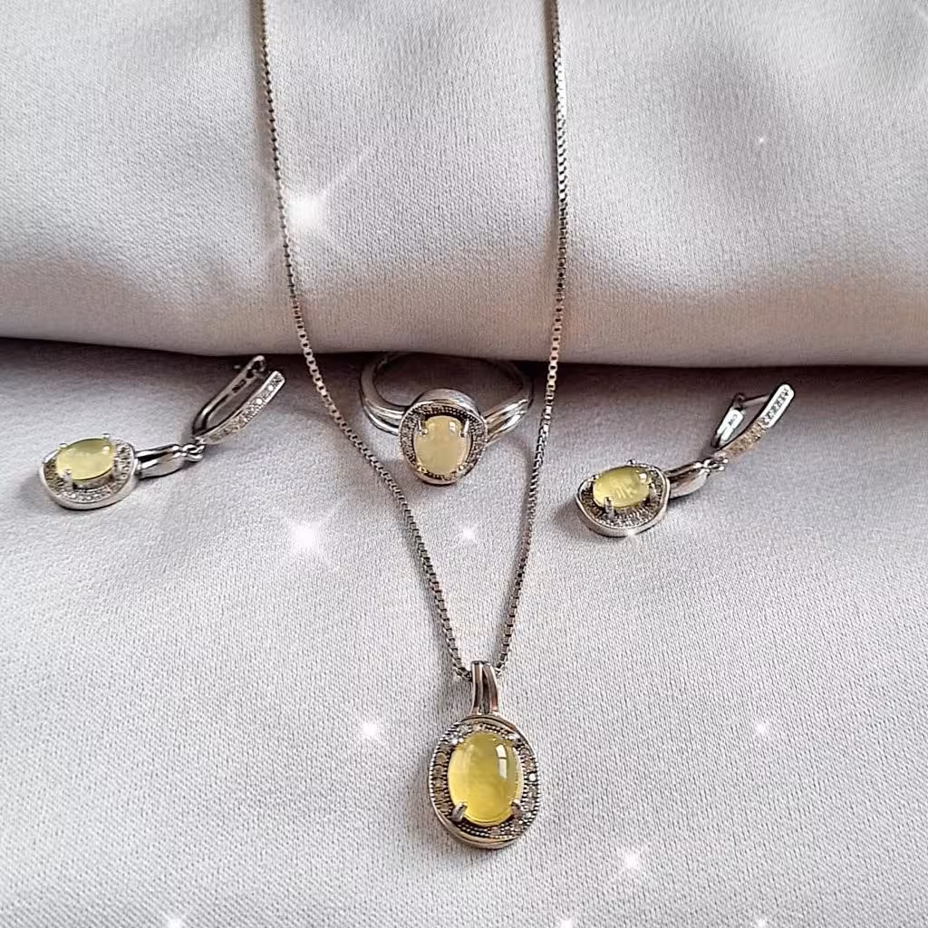 نیم ست نقره زنانه تایلندی 234