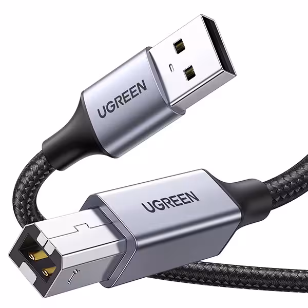 کابل پرینتر USB20 یوگرین مدل UGREEN US369-80803 طول 2 متر