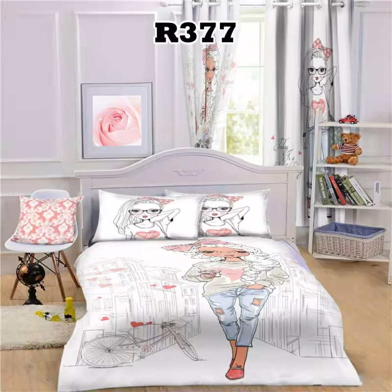 روتختی سه بعدی طرح دخترانه