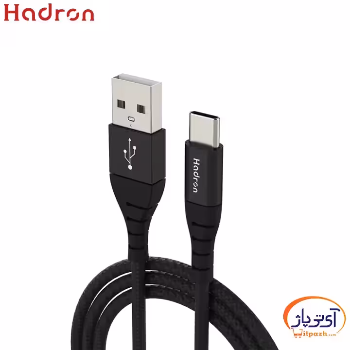 کابل شارژ و دیتا کنفی USB به Type-C هادرون A-C02 طول 1 متر