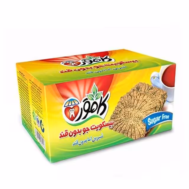 بیسکویت جو بدون قند کامور 360 گرمی