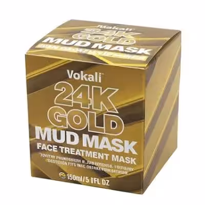 ماسک صورت Vokali مدل طلای 24 عیار حجم 100 میلی لیتر