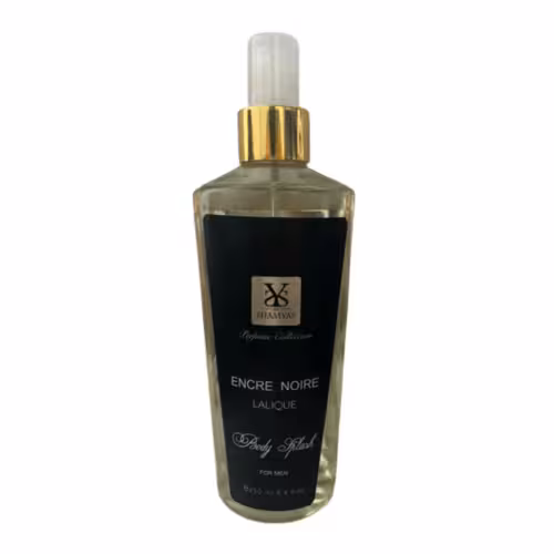 بادی اسپلش مردانه لالیک انسر نویر شمیاس SHAMYAS  Lalique Encre Noire 250 ML
