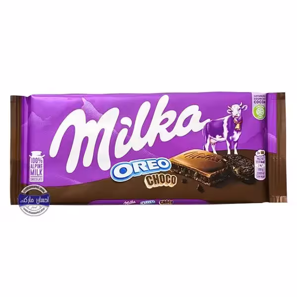 تابلت شکلات میلکا با مغز اورئو شکلاتی
