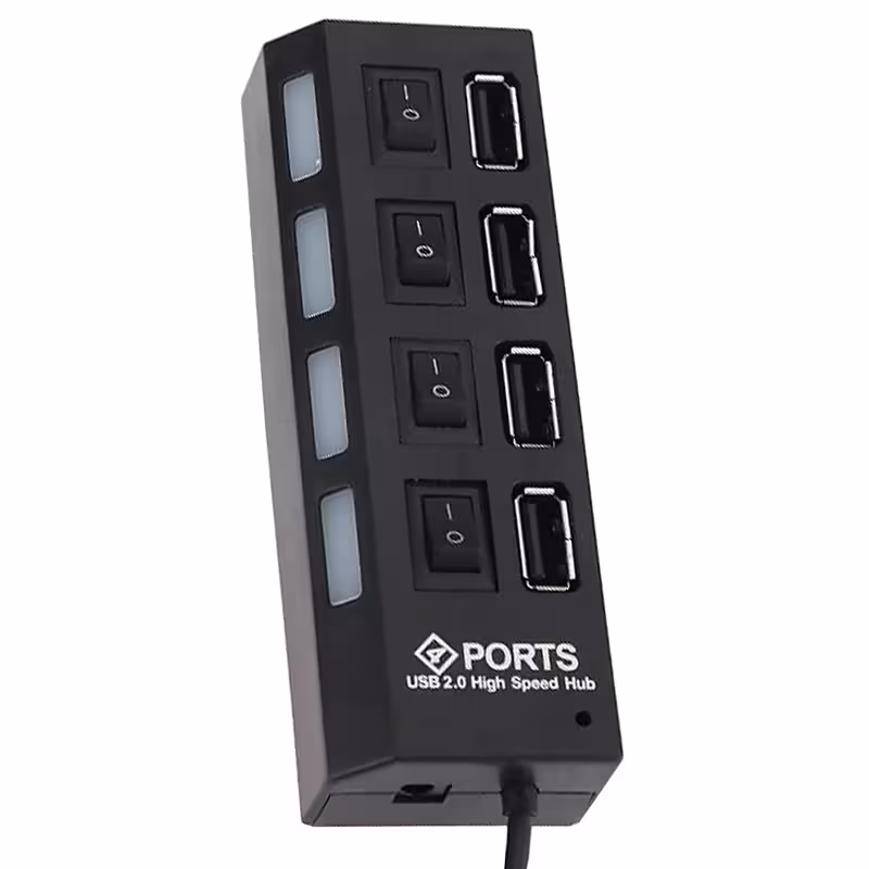 هاب 4 پورت کلید دار مدل SMART