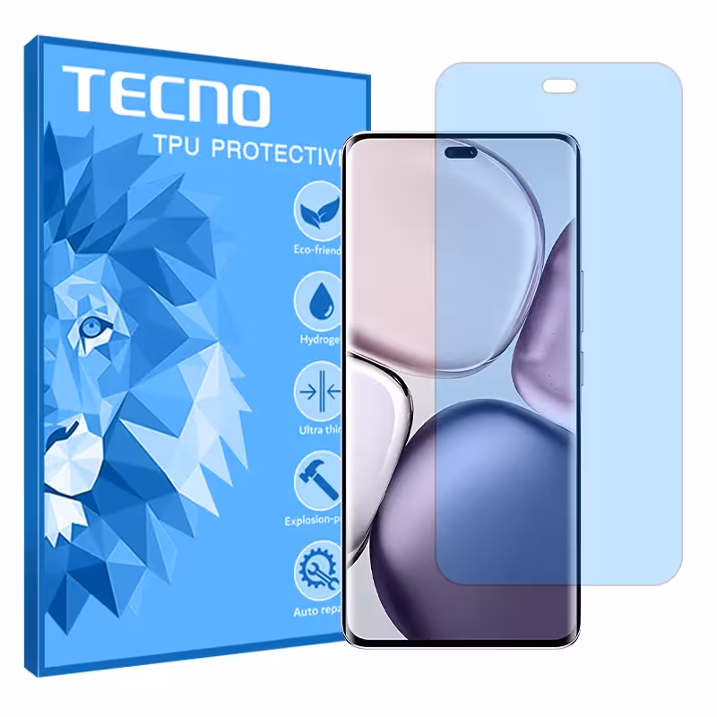 گلس آنر X9C مدل هیدروژلی مات آنتی بلو برند تکنو کد S