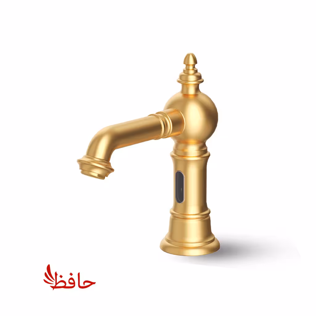 شیر روشویی چشمی شودر مدل بیزانس طلایی مات