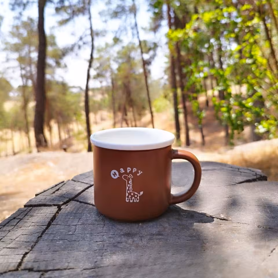 ماگ سرامیکی طرح زرافه وارداتی 