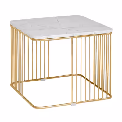 میز عسلی نگین پایه استیل