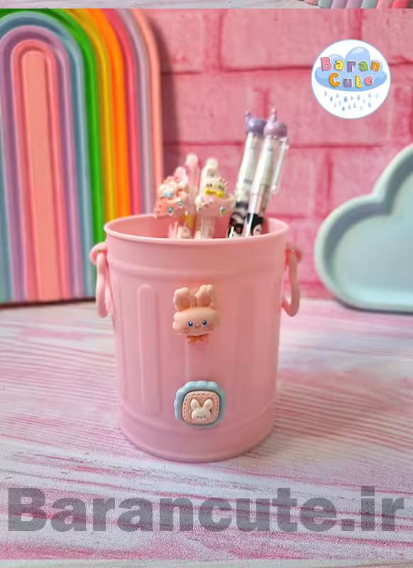 جاقلمی فانتزی عروسکی رنگ صورتی