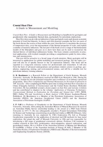 خرید و دانلود نسخه کامل کتاب Crustal Heat Flow: A Guide to Measurement and Modelling