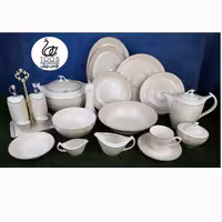 سرویس 90 پارچه چینی (12نفره) توس مدل جیسون با ارسال رایگان