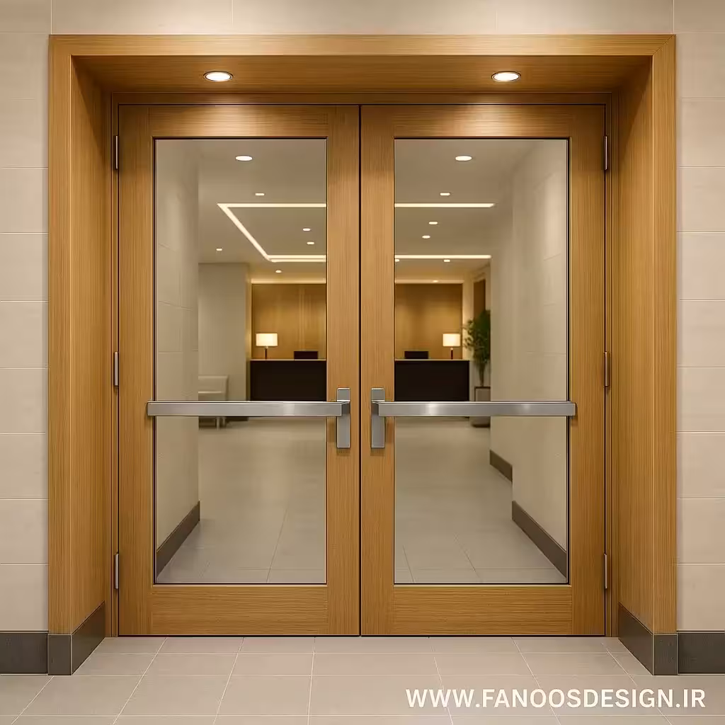 درب لابی هتل اقتصادی