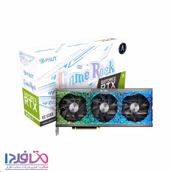 کارت گرافیک پلیت مدل GeForce RTX3070Ti GameRock 8GB