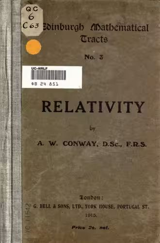 خرید و دانلود نسخه کامل کتاب Relativity