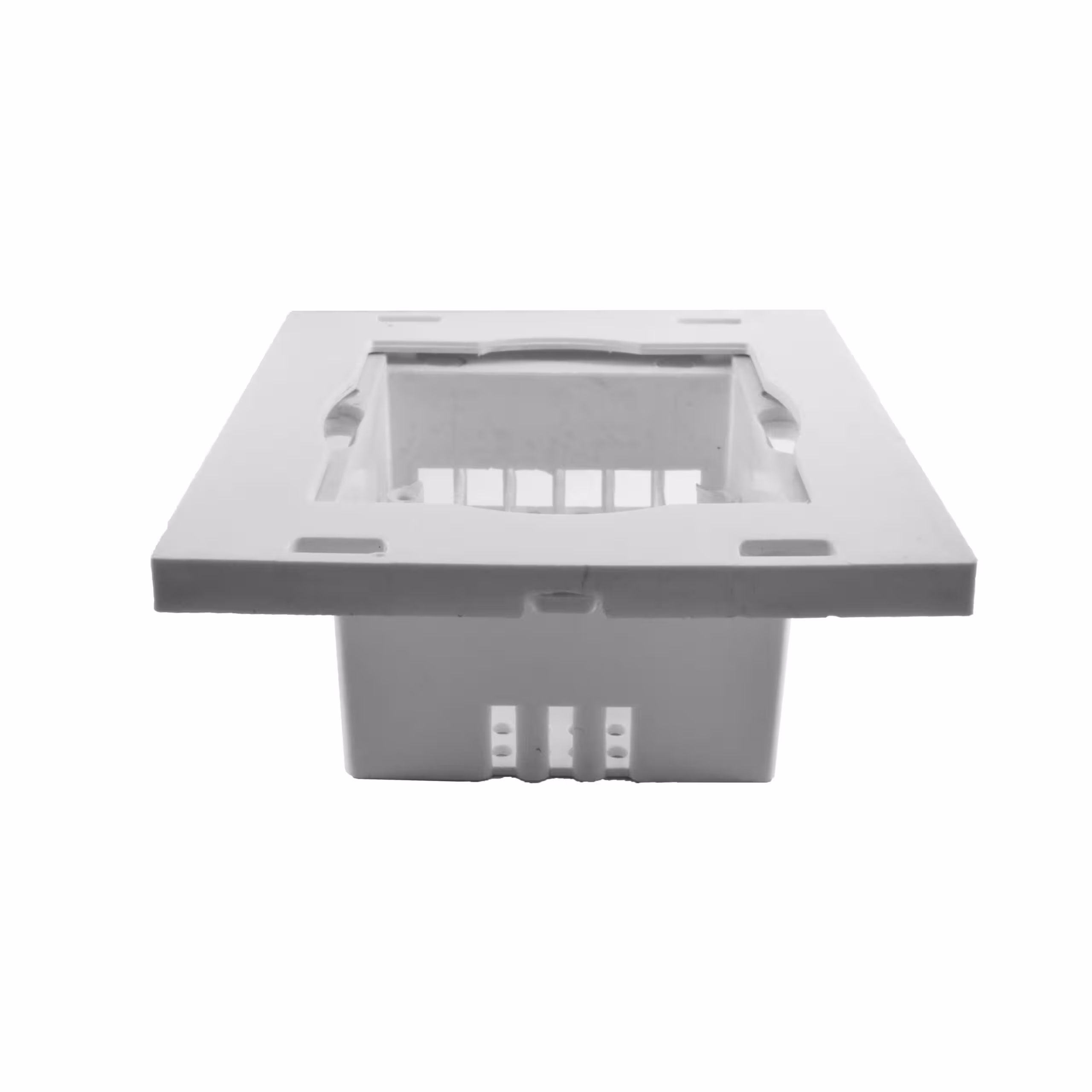 قاب کلید لمسی (بدنه فریم) رنگ سفید مخصوص نصب شیشه روکار