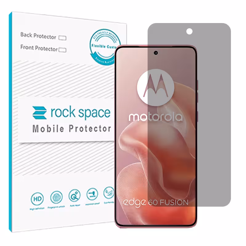 گلس موتورولا Edge 60 Fusion مدل نانو هیدروژل پرایوسی برند راک اسپیس کدS