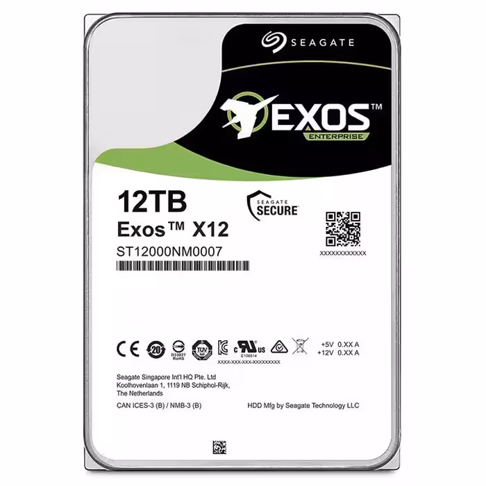 هارد اینترنال 12 ترابایت سیگیت Seagate Exos ST12000NM0007