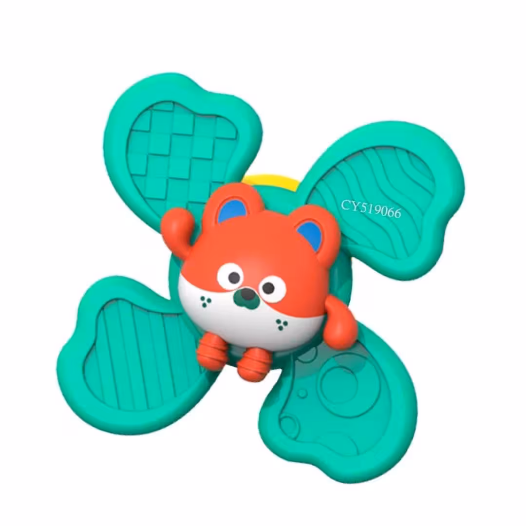 اسپینر تک جغجغه ای کودک طرح روباه