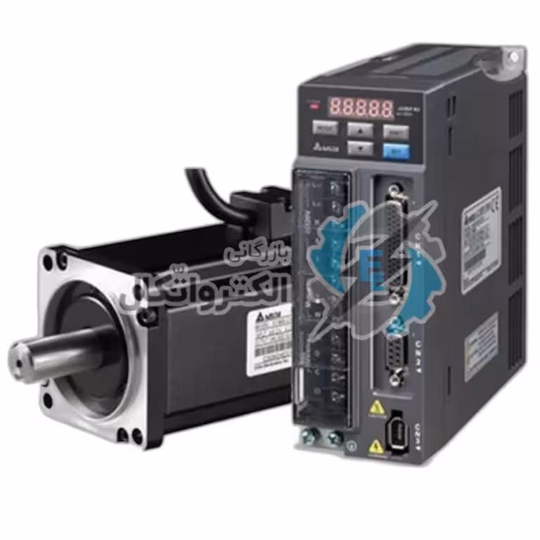 سروو موتور دلتا مدل B2-400w-3000RPM گشتاور 1.27 نیوتن متر (بدون ترمز) ا SERVO MOTOR B2-400w-3000RPM