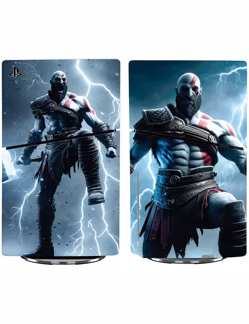 اسکین پی اس 5 اسلیم استاندارد برند گیمآور طرح خدای جنگ کد G