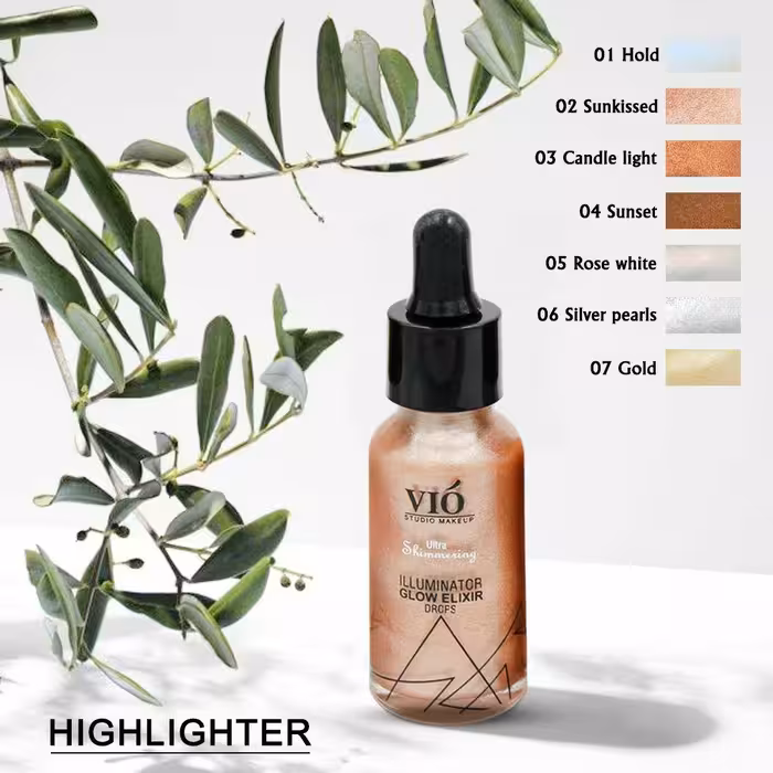 هایلایتر مایع براق کننده وایو 20 میل vio highlighter