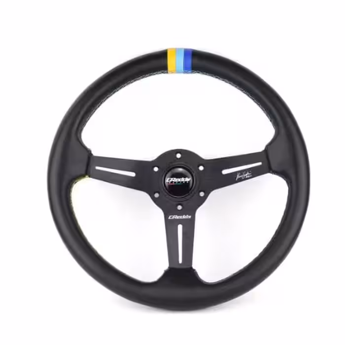 خرید فرمان دریفت GREEDDY جنس چرم | اتوموبی