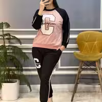 ست بلوز و شلوار راحتی زنانه پاییزه مدل چمپیون