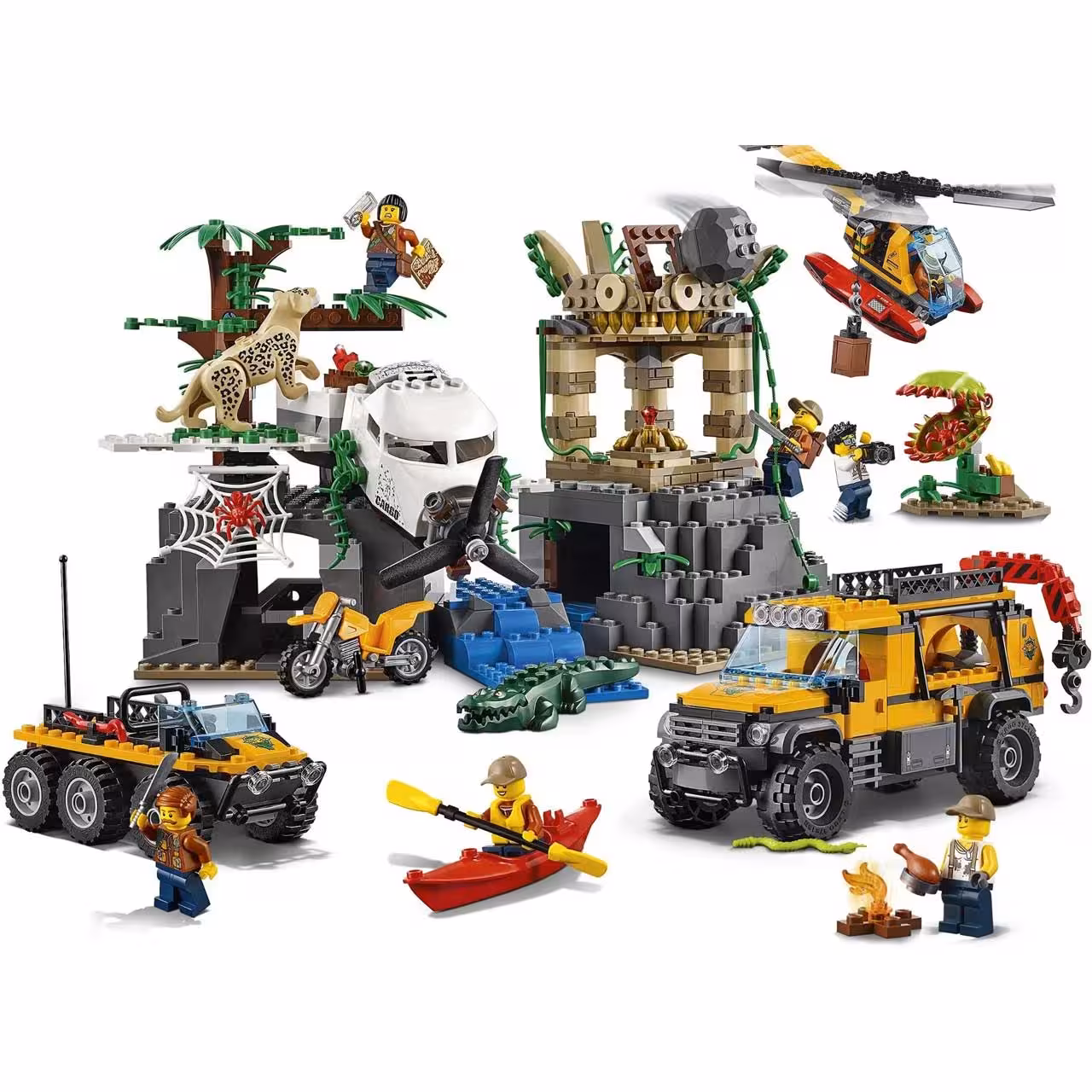 ساختنی لگو سیتی کاوشگرا و جنگل راز الماس کد 6098