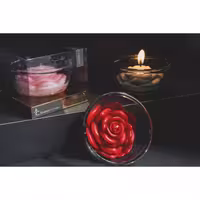 شمع رادیانت مدل  رز تکی معطر