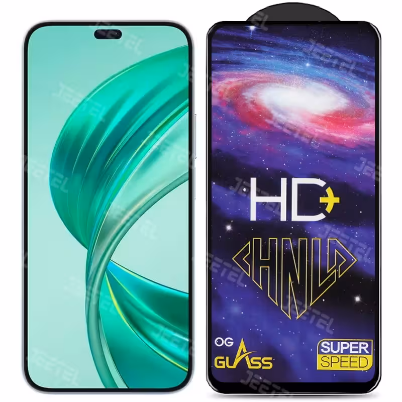 گلس تمام صفحه شیشه ای هانر Honor X8C مدل HD Plus