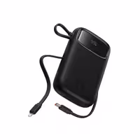 پاوربانک بیسوس مدل QPow2 Dual-Cable ظرفیت 10000 میلی آمپر ساعت 22.5W