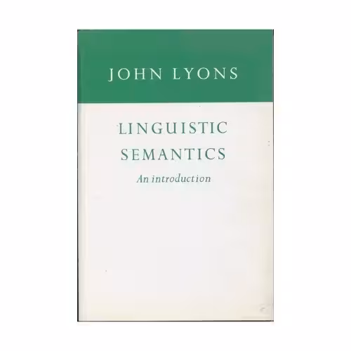 کتاب Linguistic Semantics An Introduction