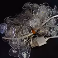 ریسه مفتولی طرح قلب فانتزی آفتابی طول 2.5 متر