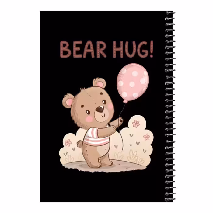 دفتر مشق 80 برگ اس جی مدل خرس و بادکنک