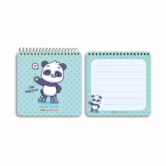 دفترچه یادداشت 10×10 طلقی فانتزی
