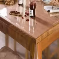 طلق رو میزی شفاف 250 میکرون ( 0/25 میلیمتر ) ابعاد 200در 160 سانتی متر