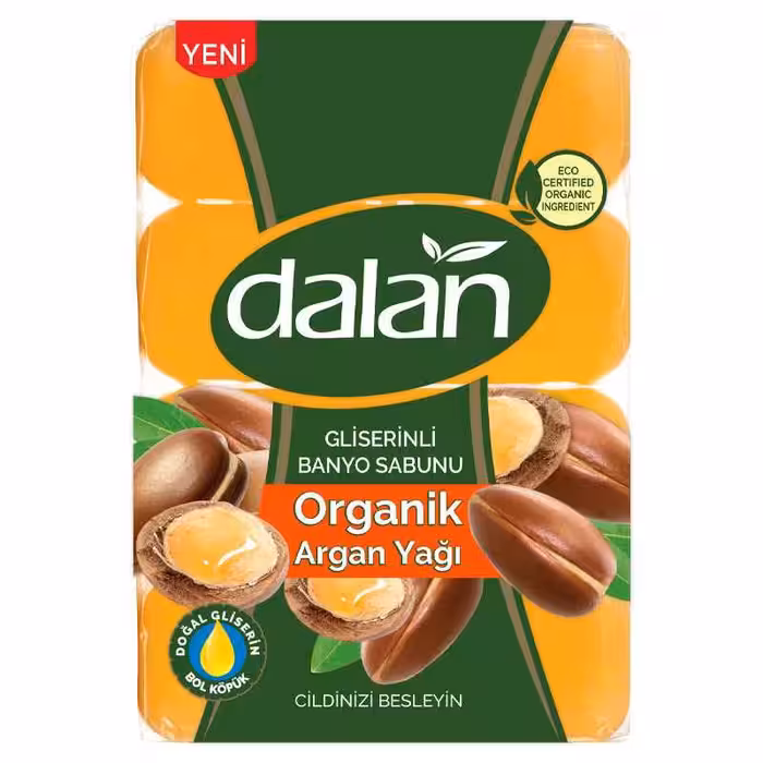 صابون ارگانیک دالان حاوی روغن آرگان و گلیسیرین 4 عددی