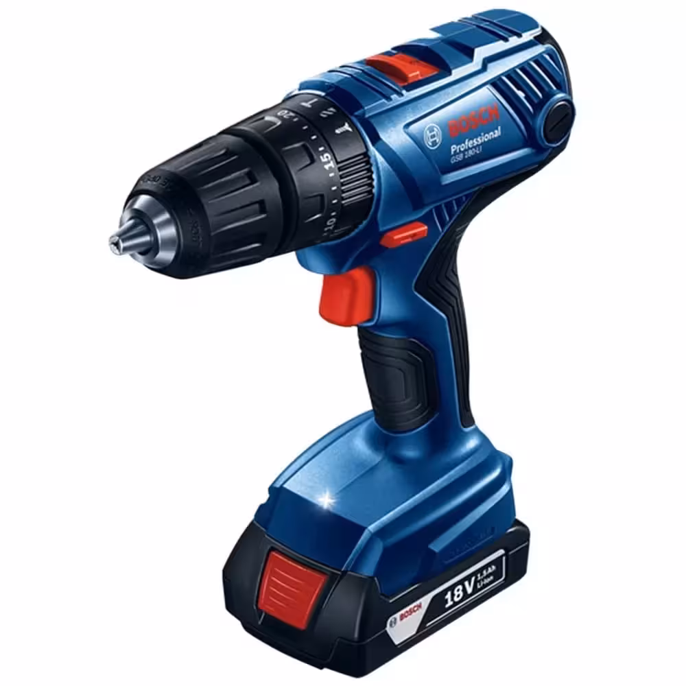 دريل پيچ گوشتی شارژی چکشی بوش 18 ولت مدل GSB 180 LI